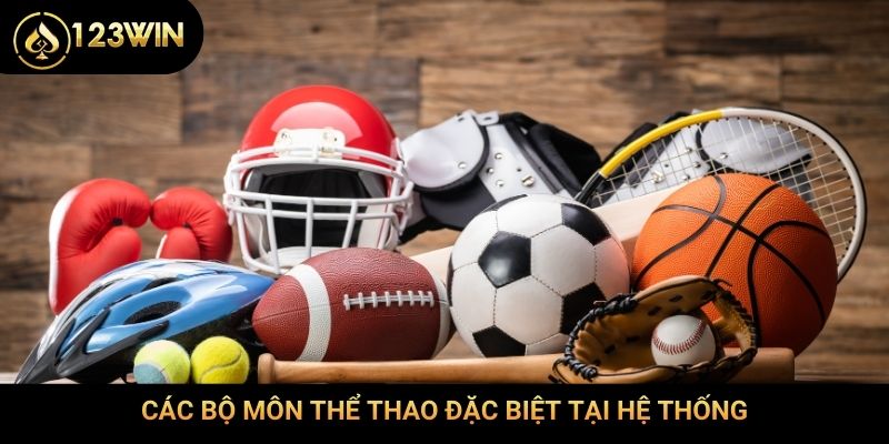 Các bộ môn thể thao đặc biệt tại hệ thống